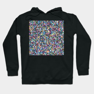 Colorful abstract dot pattern Hoodie